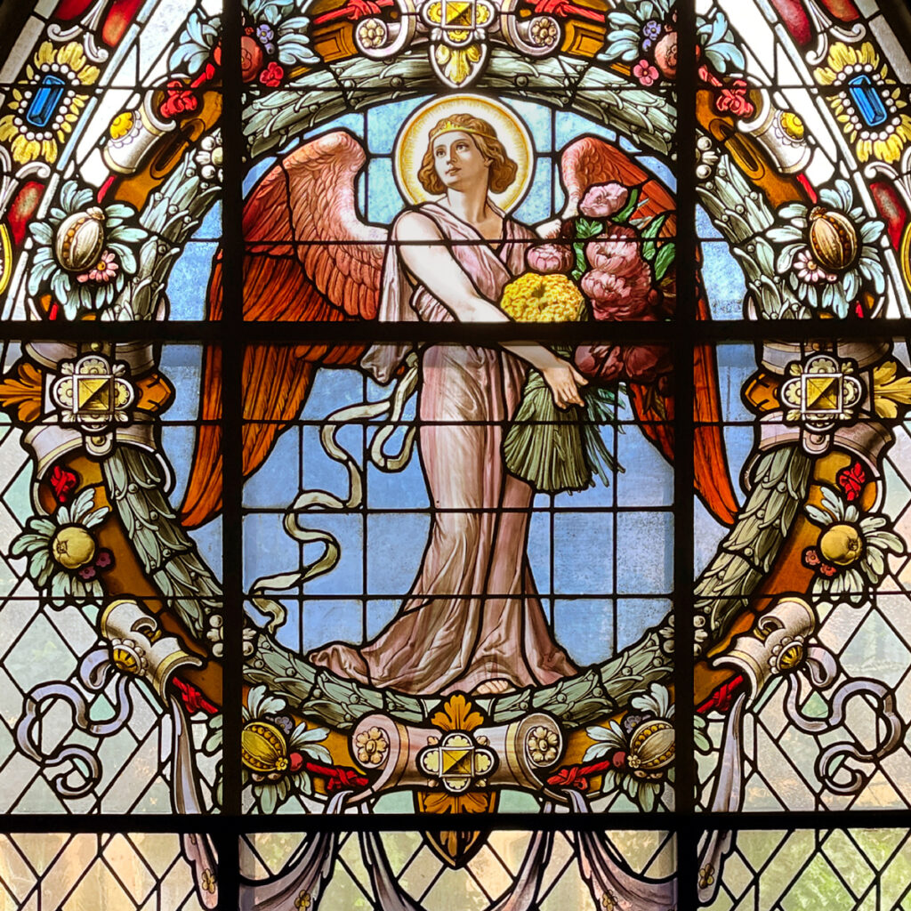 Årstidsängel vår detalj